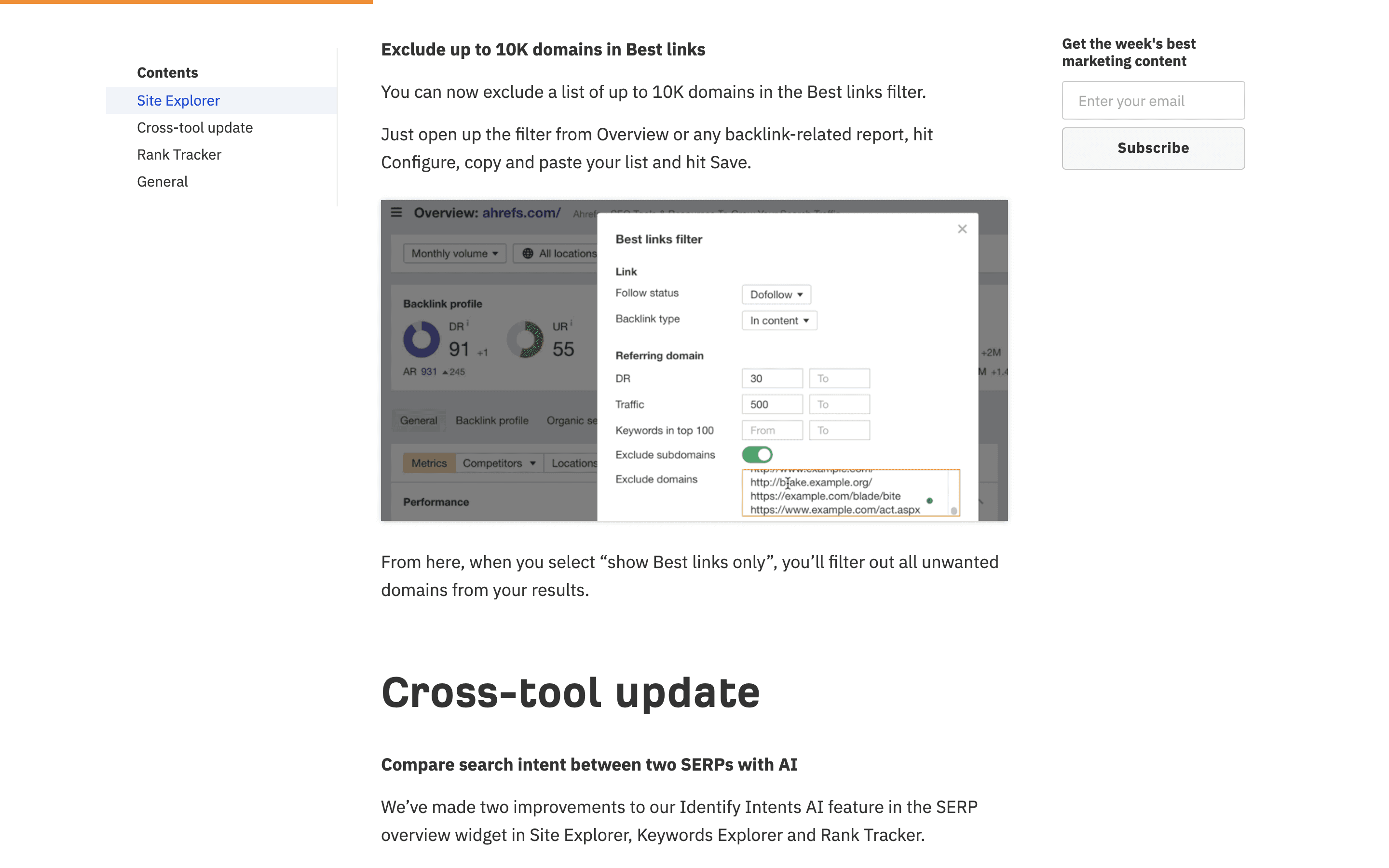 Provide easy-to-read, clear, large screenshots or brief animations.